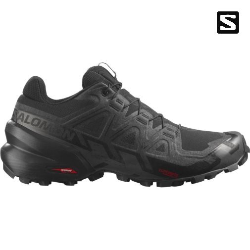 Black Salomon Speedcross 6 Women's Trail Running Shoes | IE QP3870